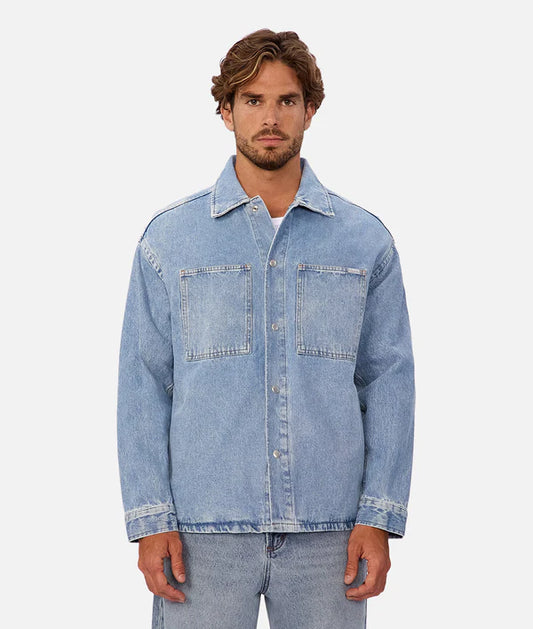 INDUSTRIE - The Demin Overshirt BLUE DENIM
