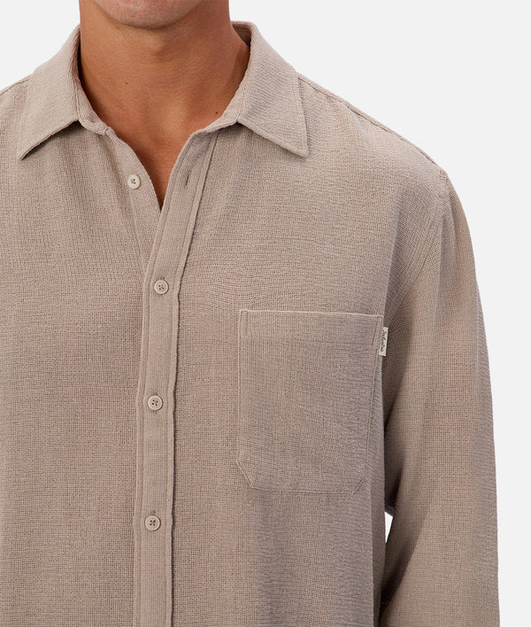 INDUSTRIE - The Marbella L/S shirt RHINO