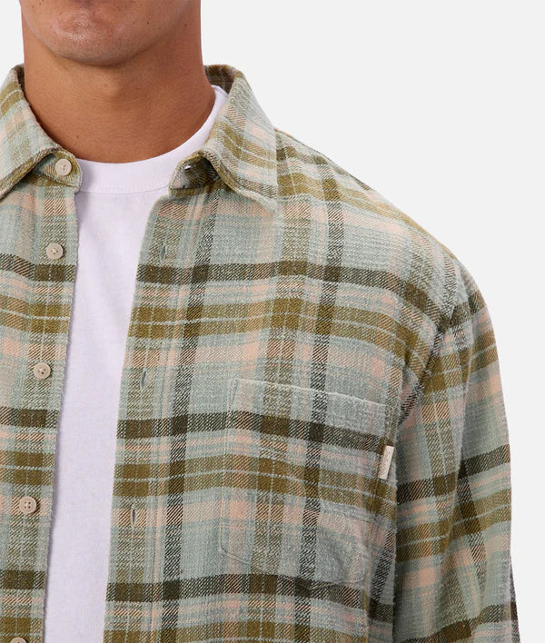 Industrie - The Fortuna L/S SHIRT MINT MULTI