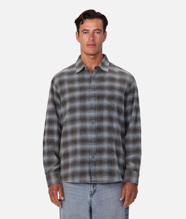 Industrie - The Durango L/S SHIRT CHARBLUCOM