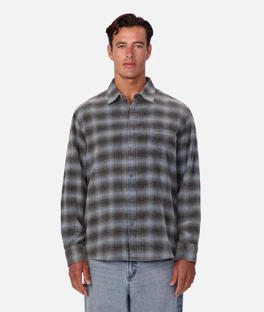 Industrie - The Durango L/S SHIRT CHARBLUCOM