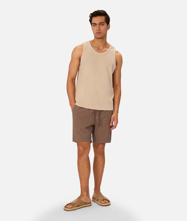 INDUSTRIE - THE ORTENZA SHORT - MOCHACOMBO