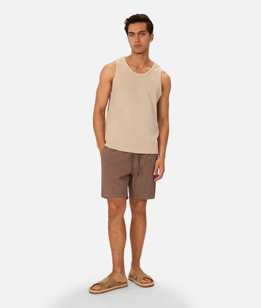 INDUSTRIE - THE ORTENZA SHORT - MOCHACOMBO