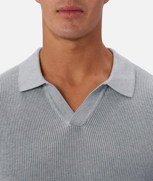 Industrie - The New England Zip Neck Knit MINERAL