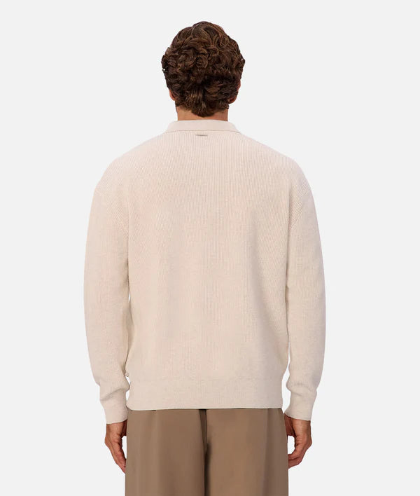 INDUSTRIE - The New England Polo Knit  -IVORY