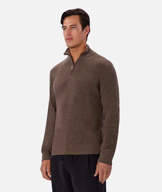 Industrie - The New England Zip Neck WOOD M26