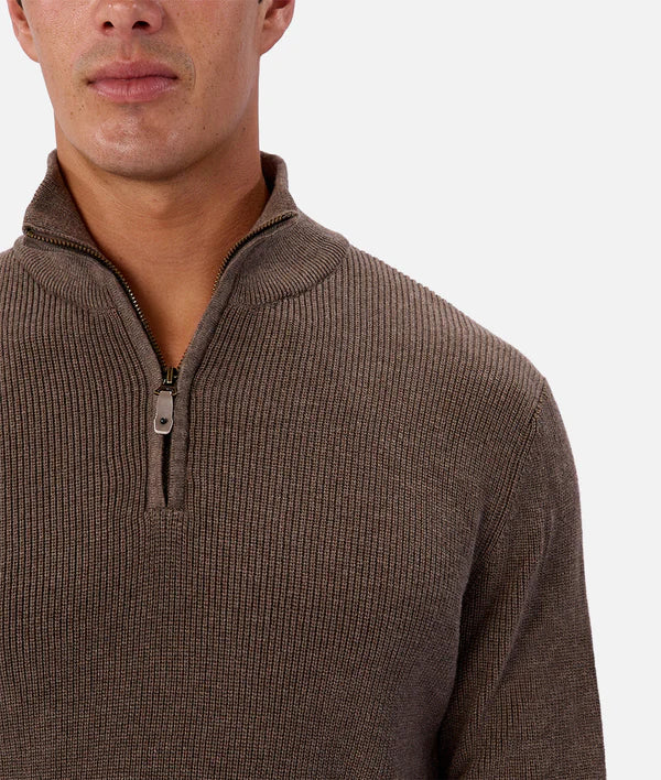 Industrie - The New England Zip Neck WOOD M26