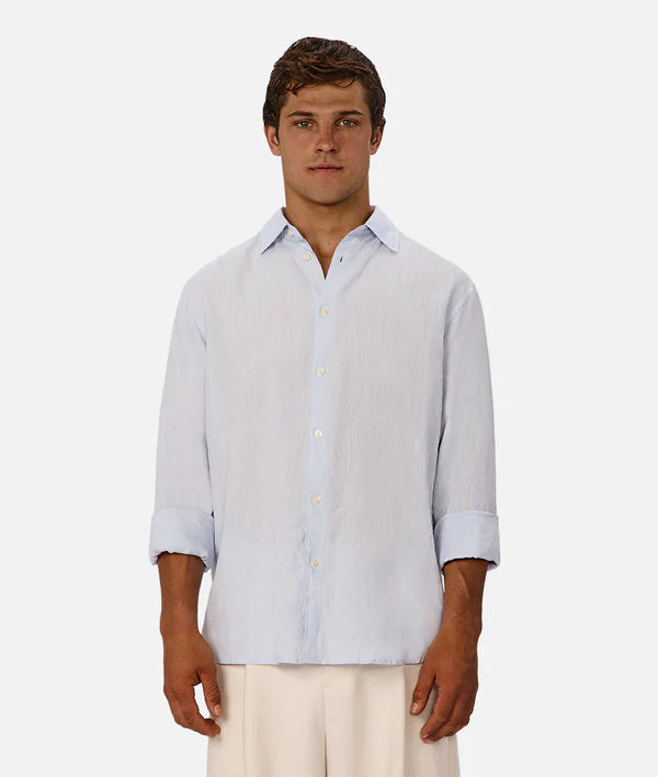 Industrie - The ST MARTINS L/S SHIRT PWDBLUE