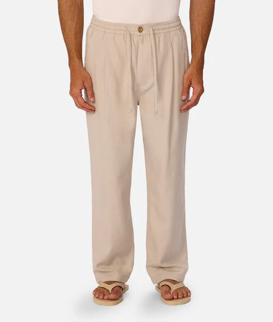 INDUSTRIE - The Mallorca Linen Pant NEW STONE