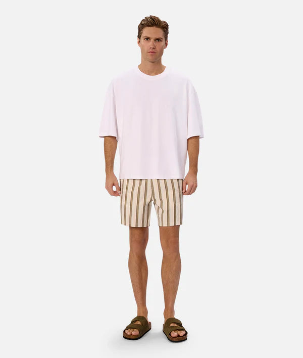 INDUSTRIE - The padre swim short STONE/OLIVE