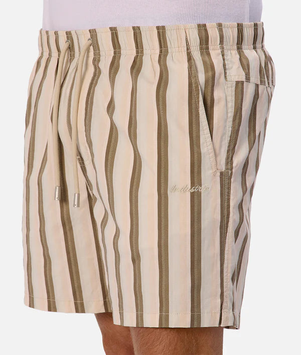 INDUSTRIE - The padre swim short STONE/OLIVE
