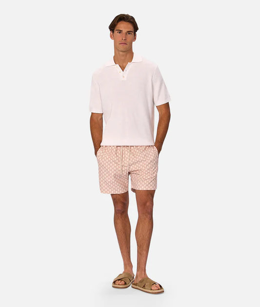 INDUSTRIE - THE PANAMA SWIM SHORT - PEACHCOMBO