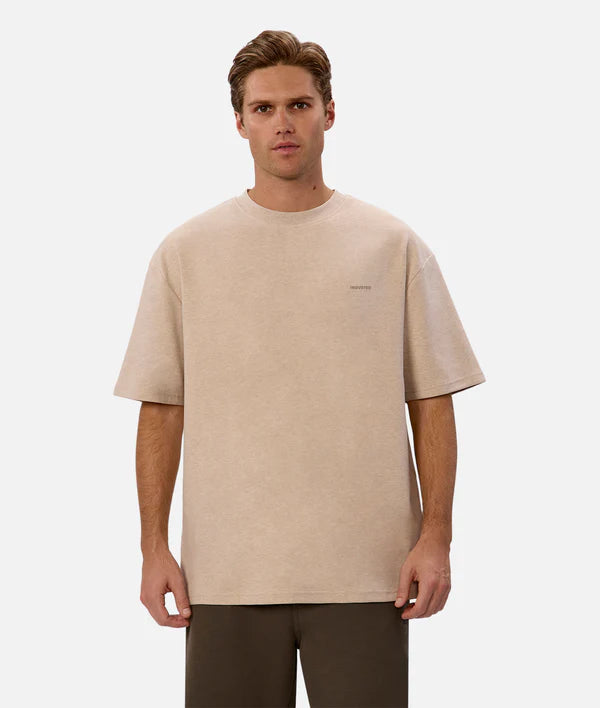 INDUSTRIE -THE NEWPORT TEE  - WHEAT M T