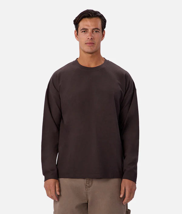 Industrie - The Waffle L/S TEE NEWBROWN26
