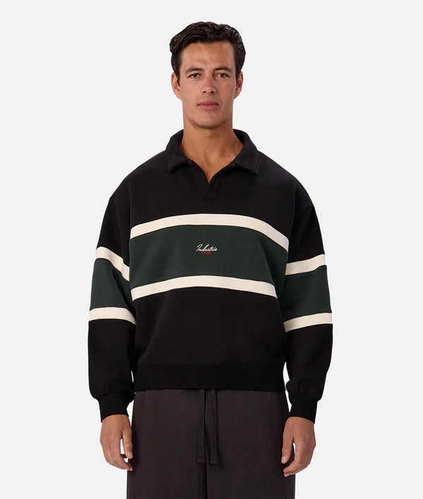 Industrie - The Eastbourne Track Top BLACK/COMBO