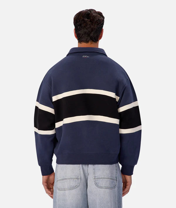Industrie - The Eastbourne Track Top BLU/BLACKCOMBO