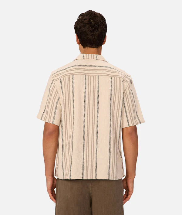 INDUSTRIE - THE CARMONA S/S SHIRT - BGE/BKL/CL