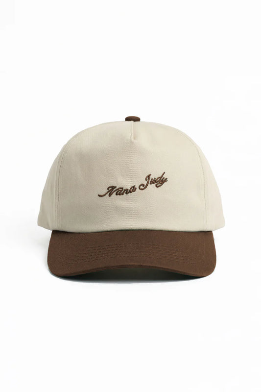 Nana Judy - Signature Contrast SNAPBACK CAP CEDAR BROWN BONE