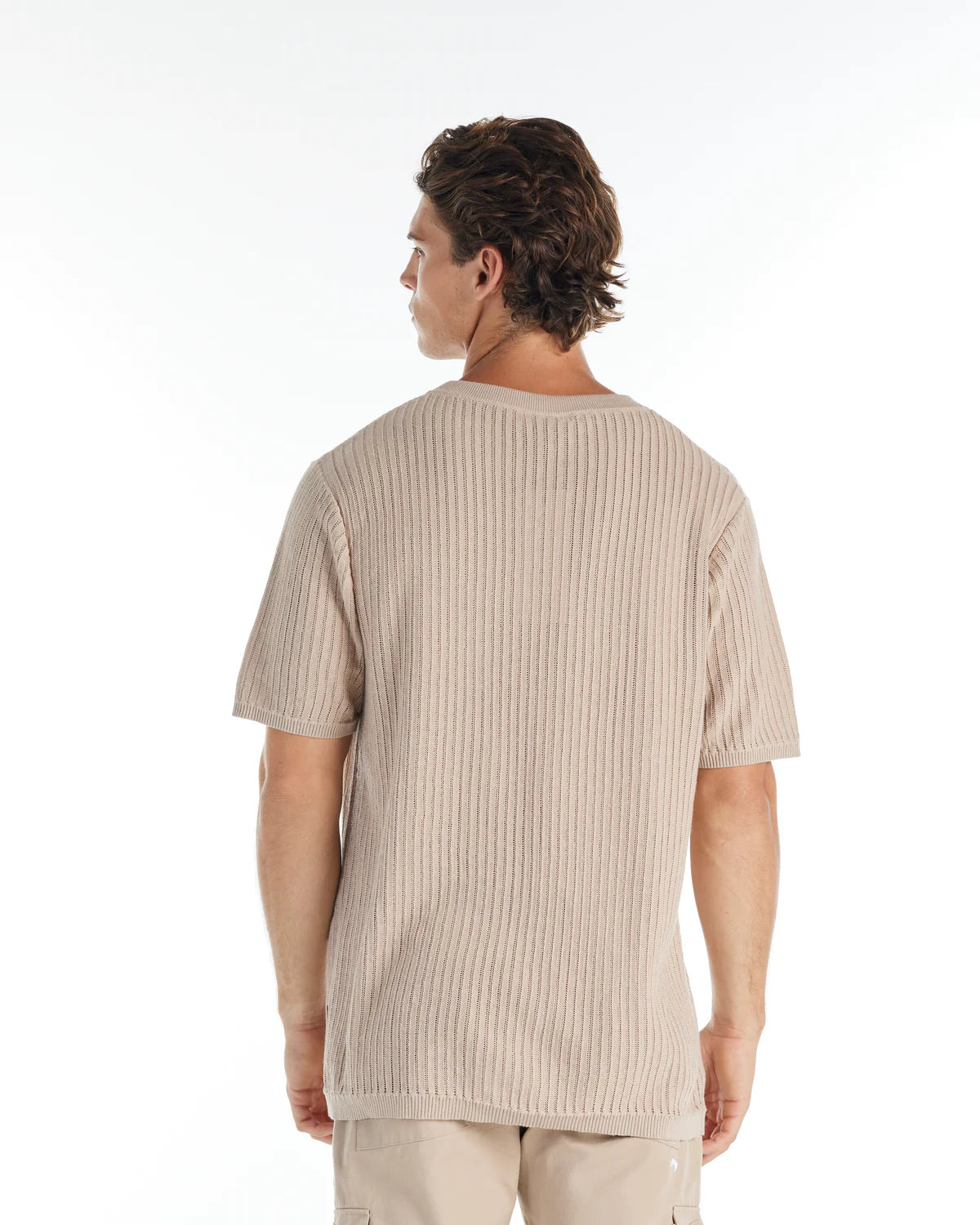 NANA JUDY - Valley knitted Tee SOFT BEIGE