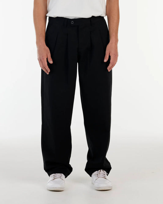 NANA Judy - Avenue Baggy Drill PANT BLACK