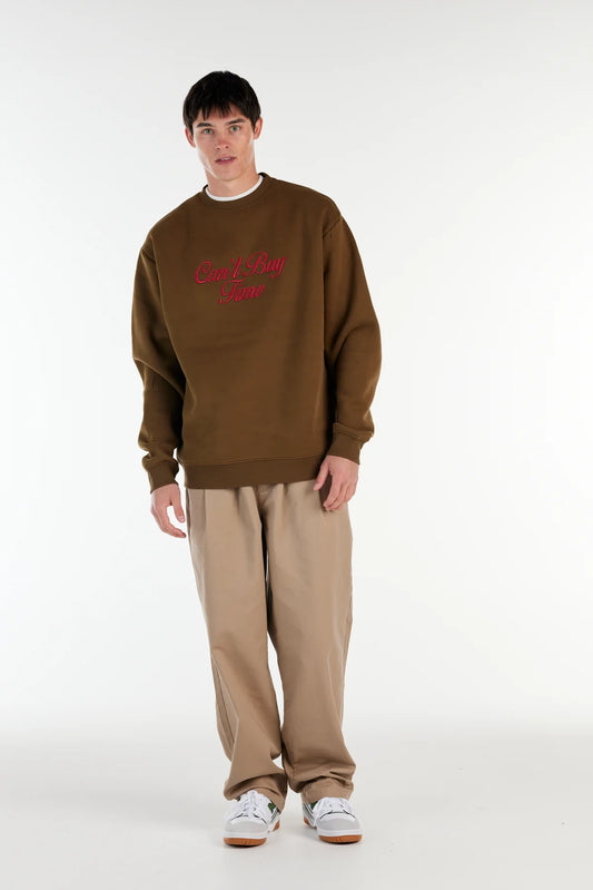 NANA Judy - Emerson Crew Sweater BROWN
