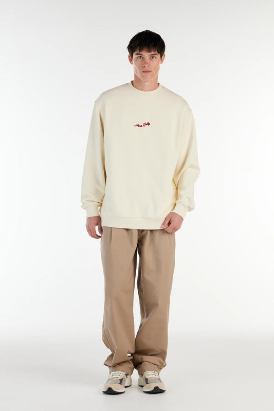 NANA Judy - Edison Crew Sweater NATURAL
