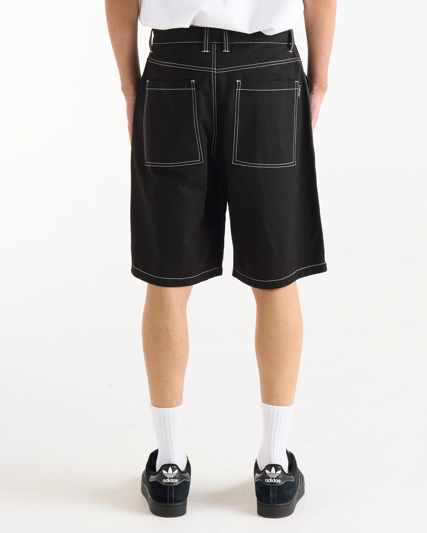 Nana Judy - Atlas Baggy Drill Short BLACK