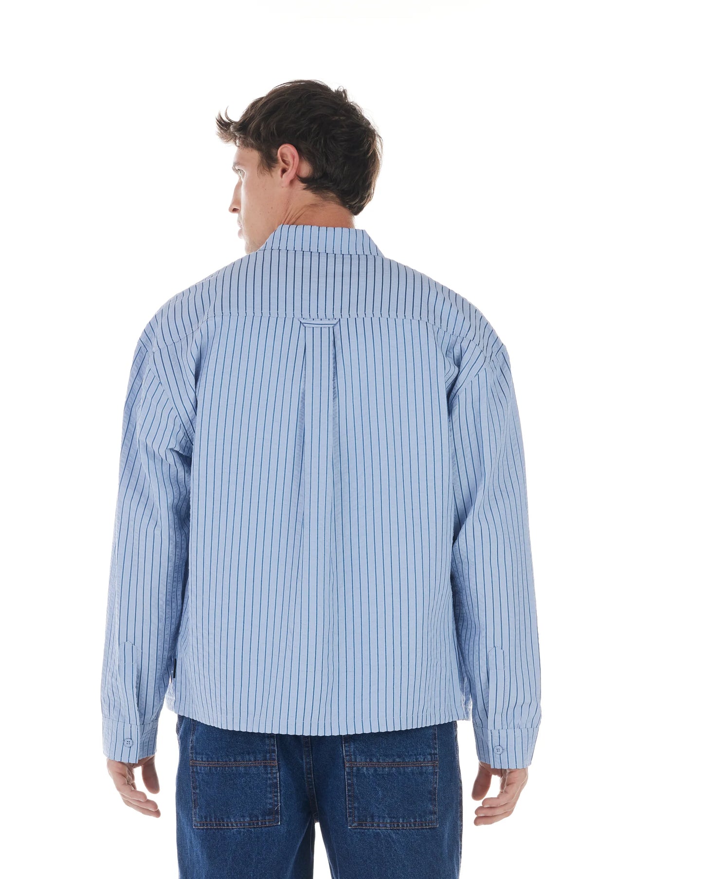 Nana Judy - Victor L/S SHIRT BLUE STRIPE