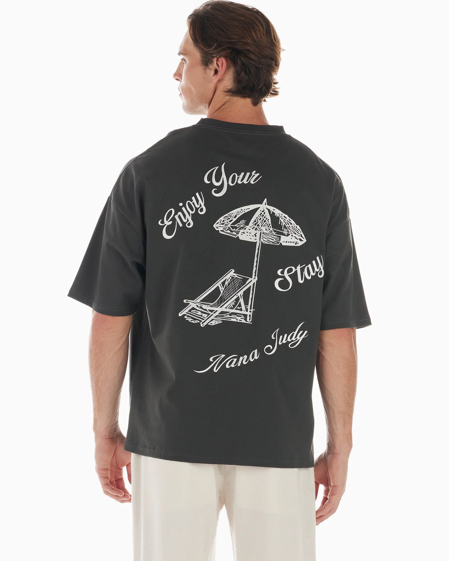 Nana Judy - Sun Club T-SHIRT CHARCOAL
