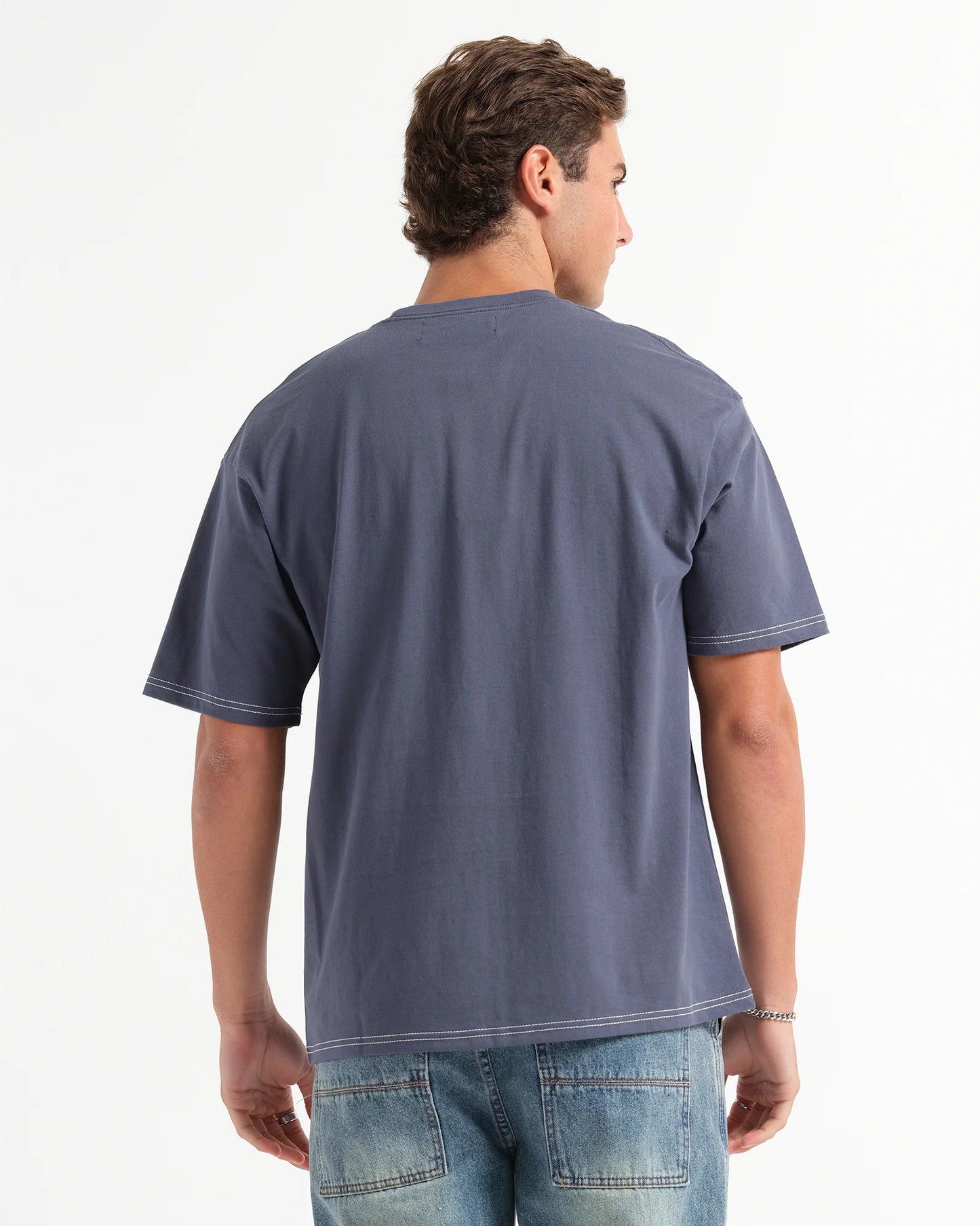 NANA JUDY - AUSTIN T-SHIRT - STEEL BLUE