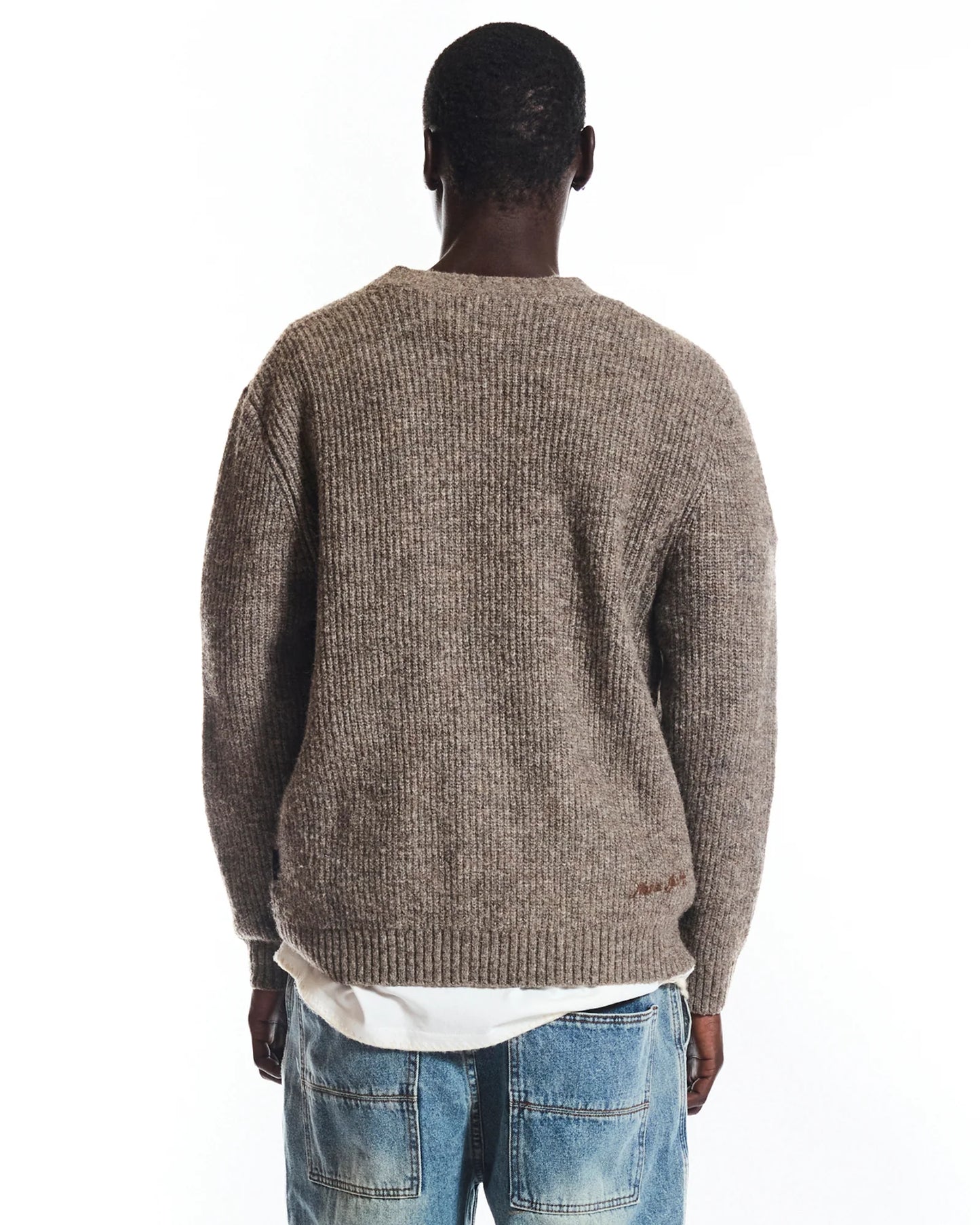 NANA JUDY - Presley knitted cardigan BROWN MARL