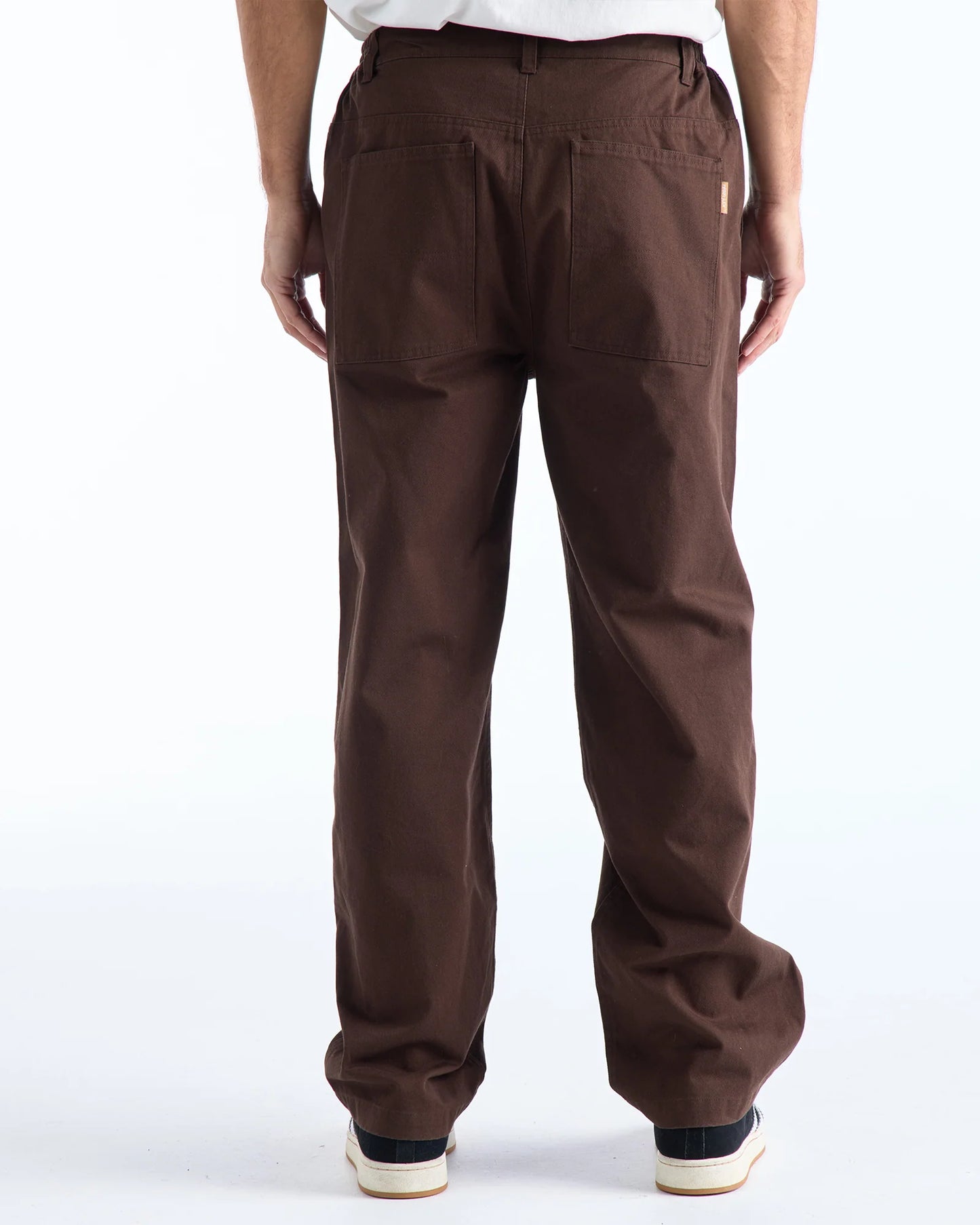 NANA JUDY - VINCENT DRILL PANT BROWN
