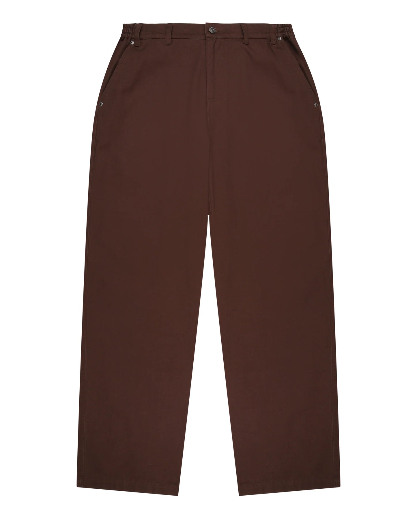 NANA JUDY - VINCENT DRILL PANT BROWN