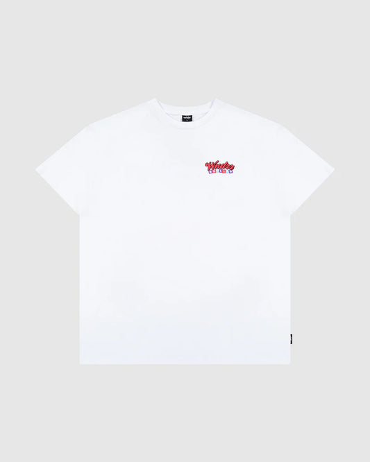 WNDRR - Bowling Box Fit Tee - WHITE