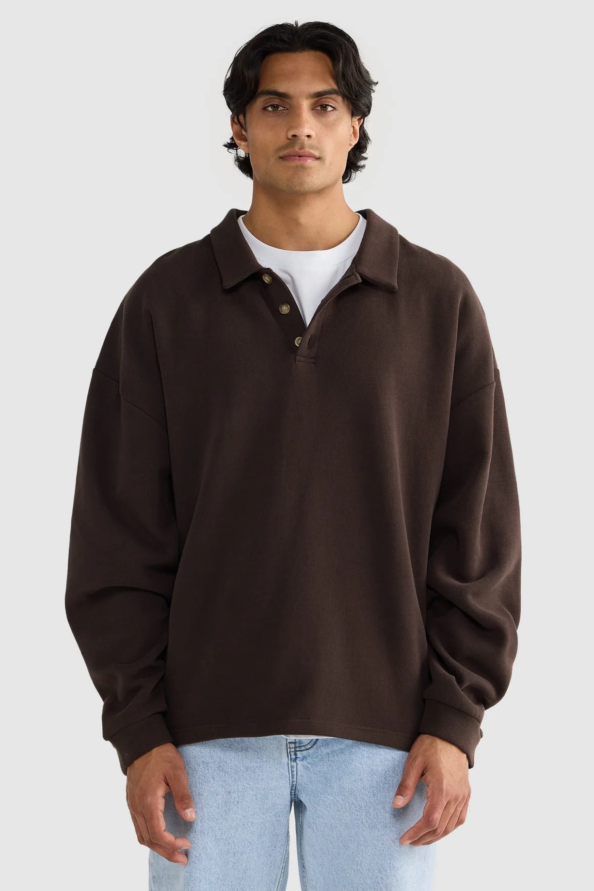 ORTC - Aiden Polo Sweater CAROB