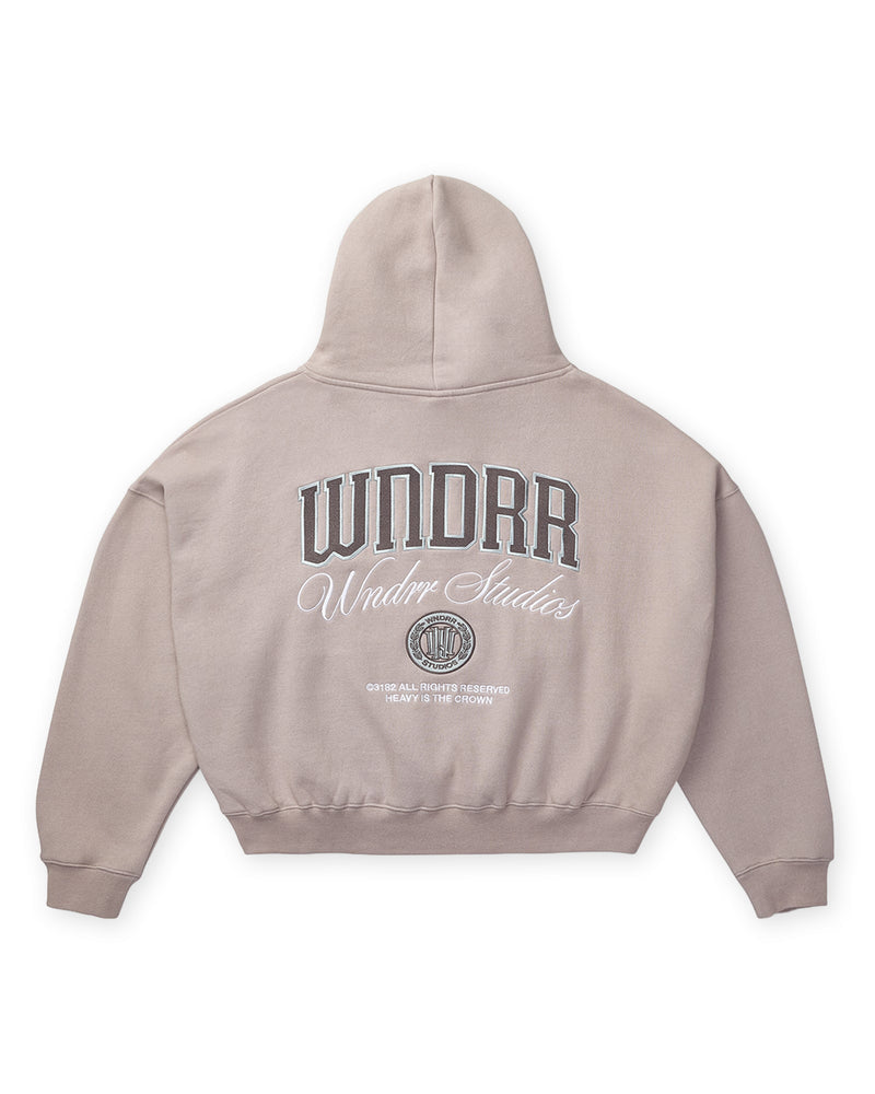 WNDRR - The pavilion hood sweat -MOON GREY