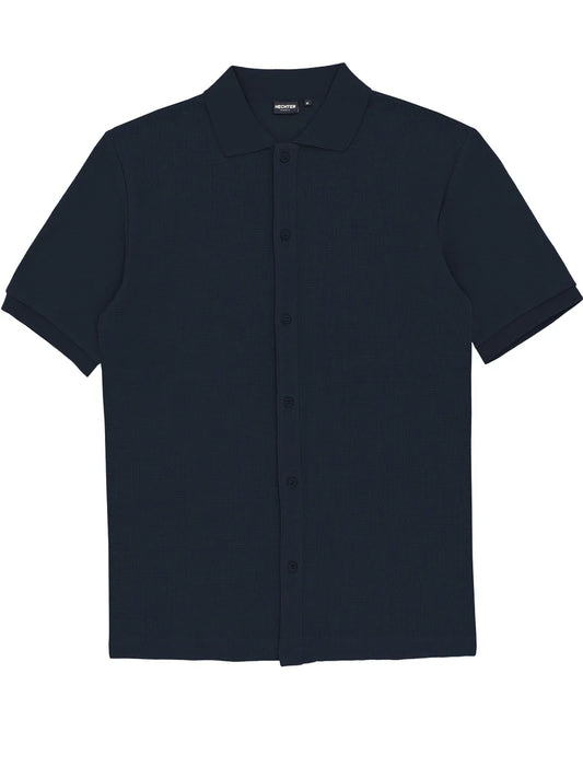 Daniel Hechter - Sheen Knit Shirt NAVY