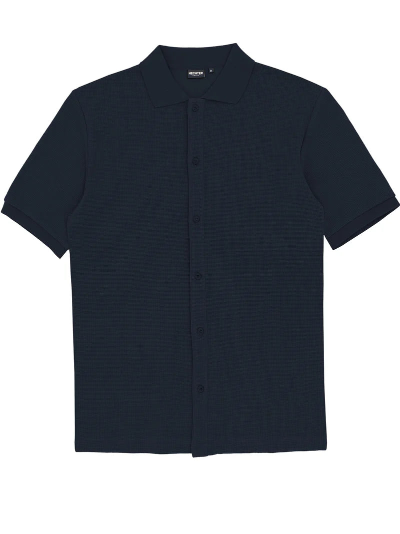 Daniel Hechter - Stretch fabric polo- BLACK