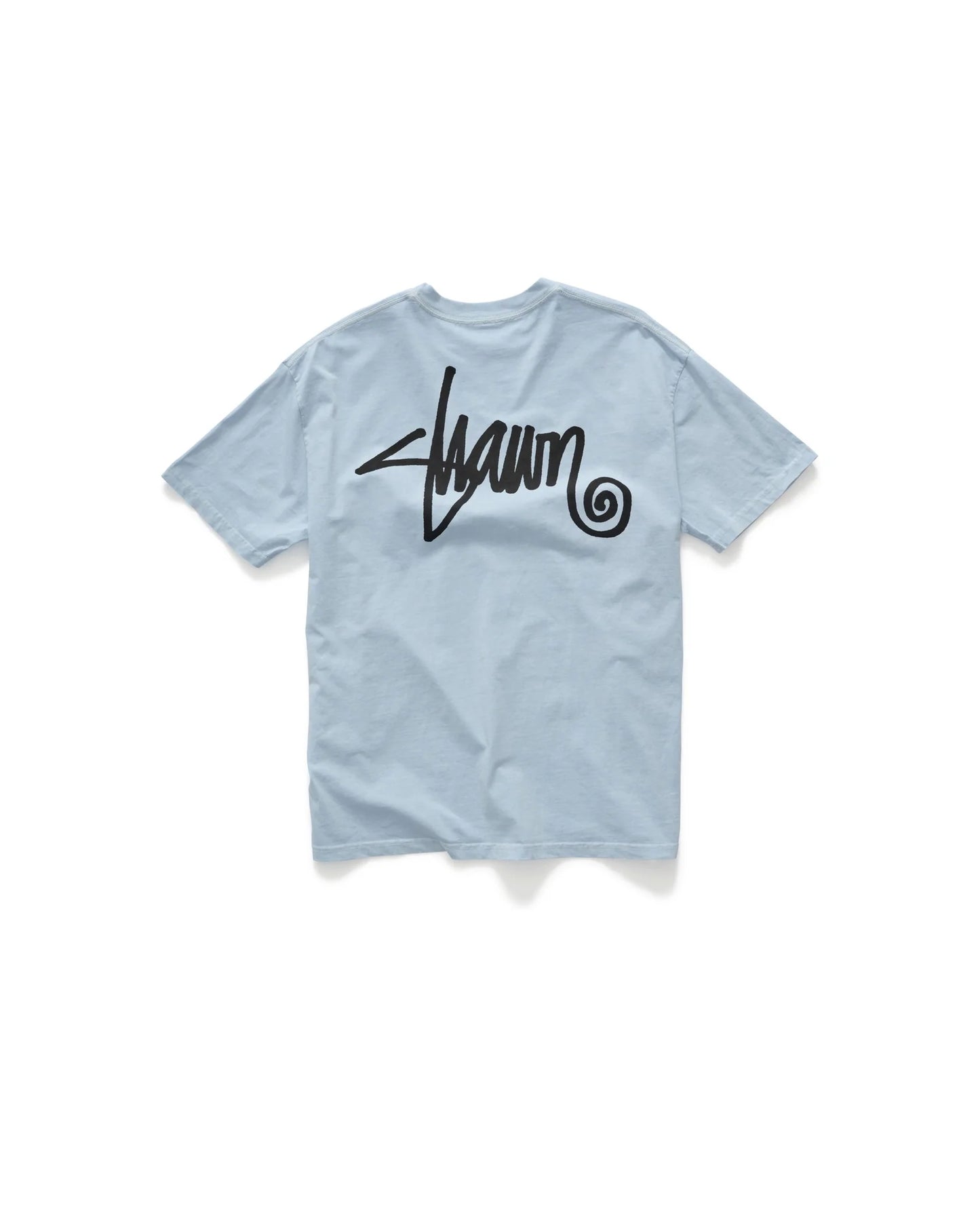 S/DOUBLE - Shawn Script Tee WASHED BABY BLUE