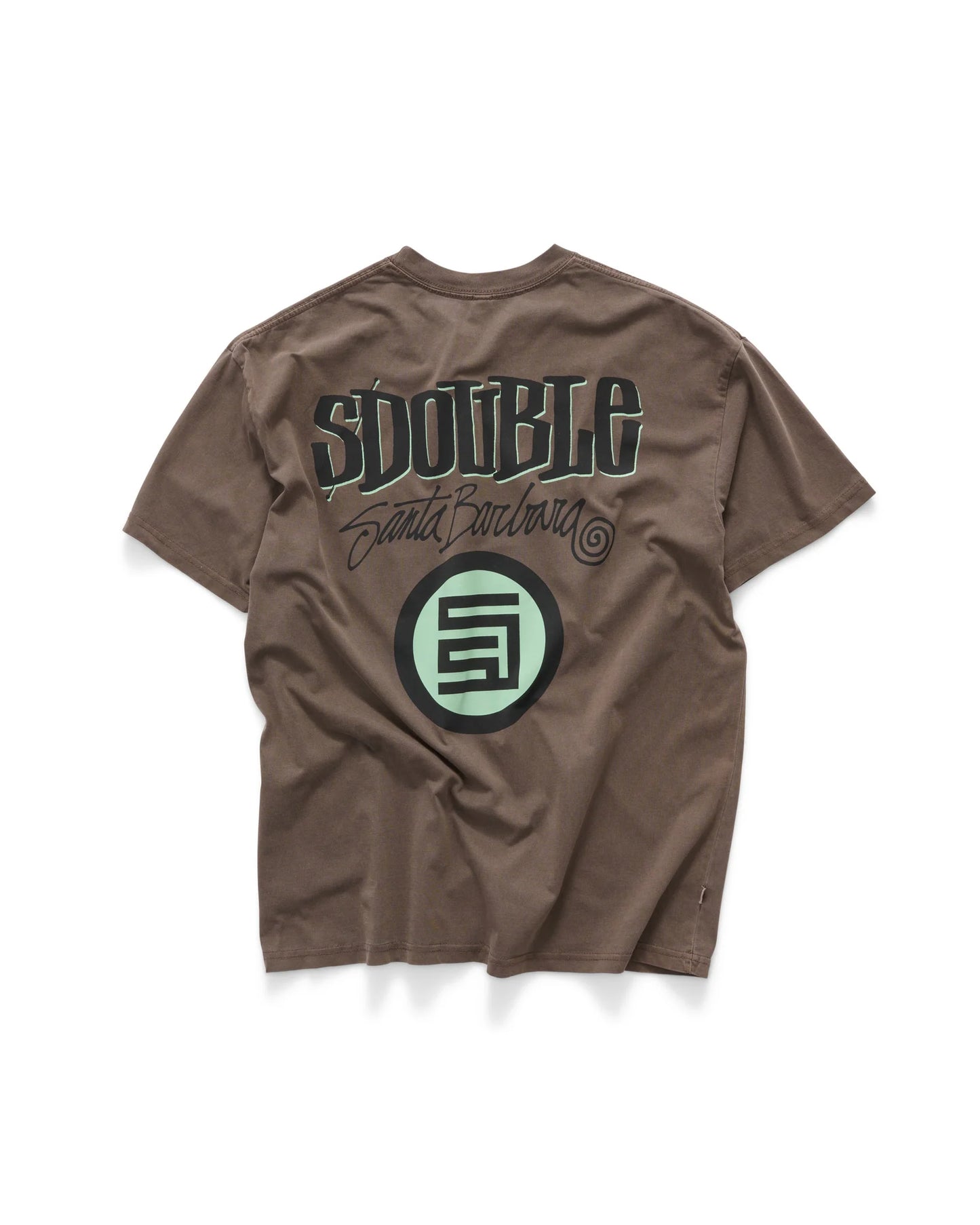 S/DOUBLE - Combo Platter TEE WASHED CHOCOLATE