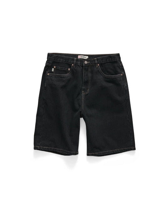 S/Double - Denim Standard Short BLACK RINSE