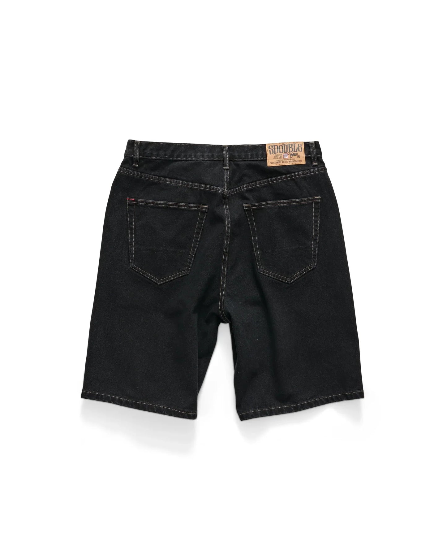 S/Double - Denim Standard Short BLACK RINSE
