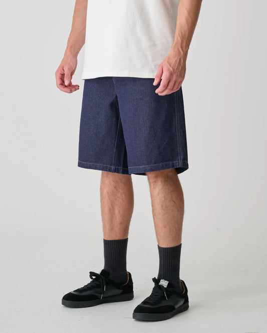 S/DOUBLE - DENIM STANDARD SHORT - ONE RINSE