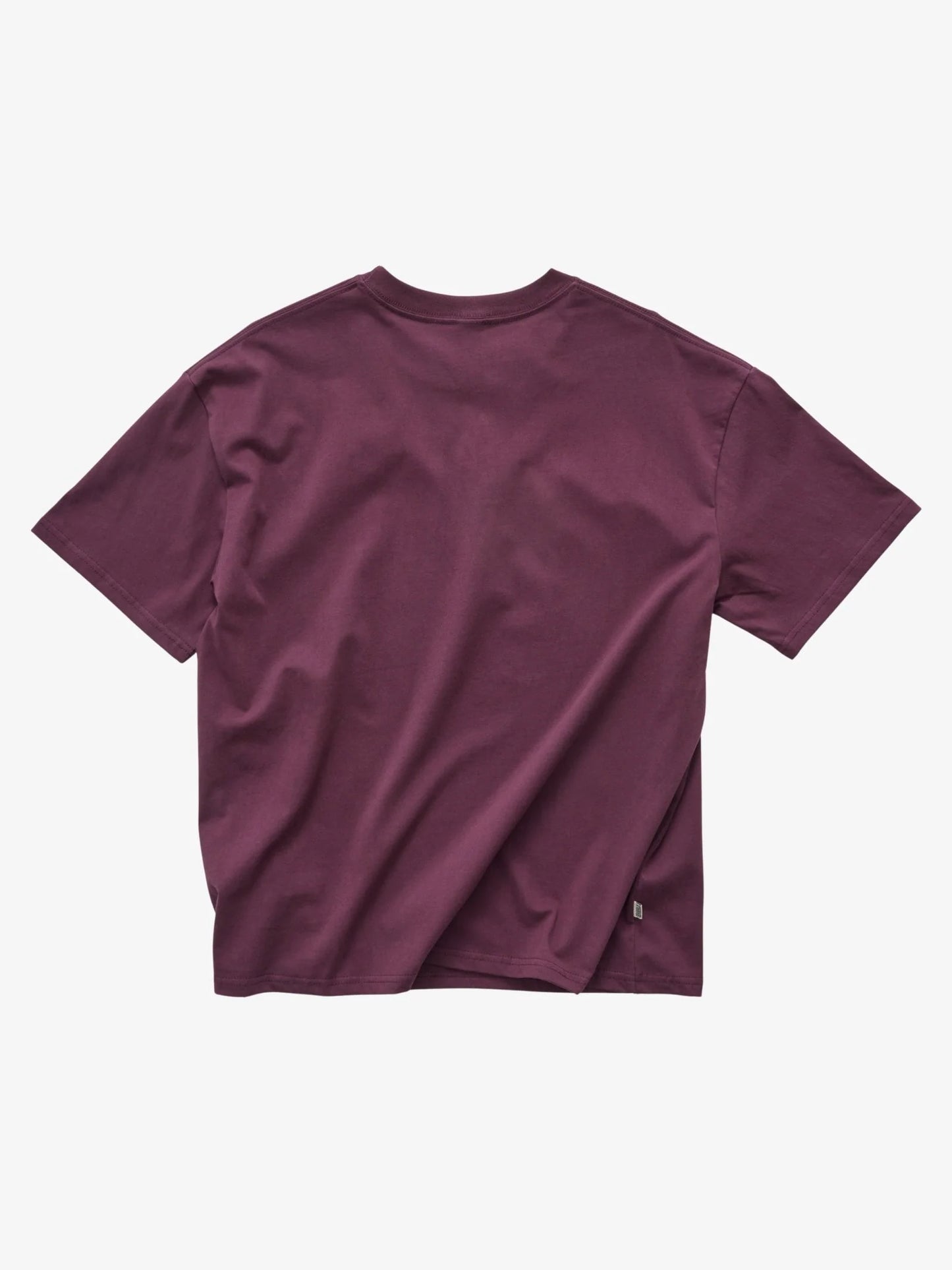 S DOUBLE - s cube mid block ss tee - BORDEAUX