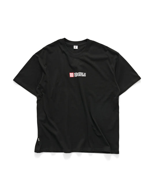 S/DOUBLE - S Cube Mid Block SS TEE BLACK