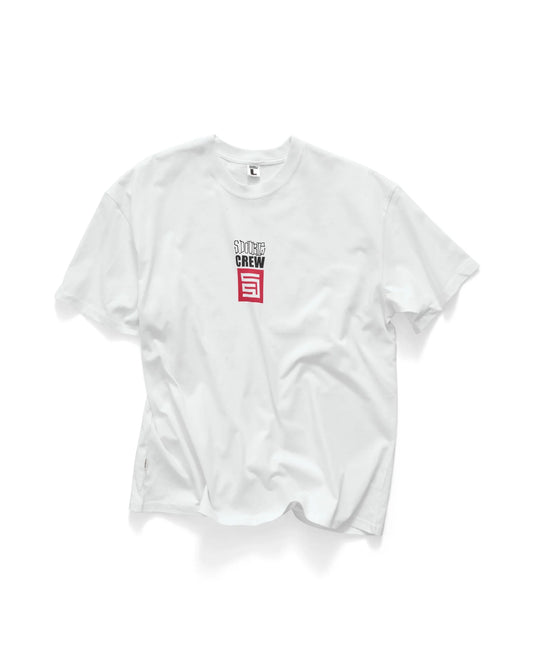 S/DOUBLE - Crew SS Tee WHITE