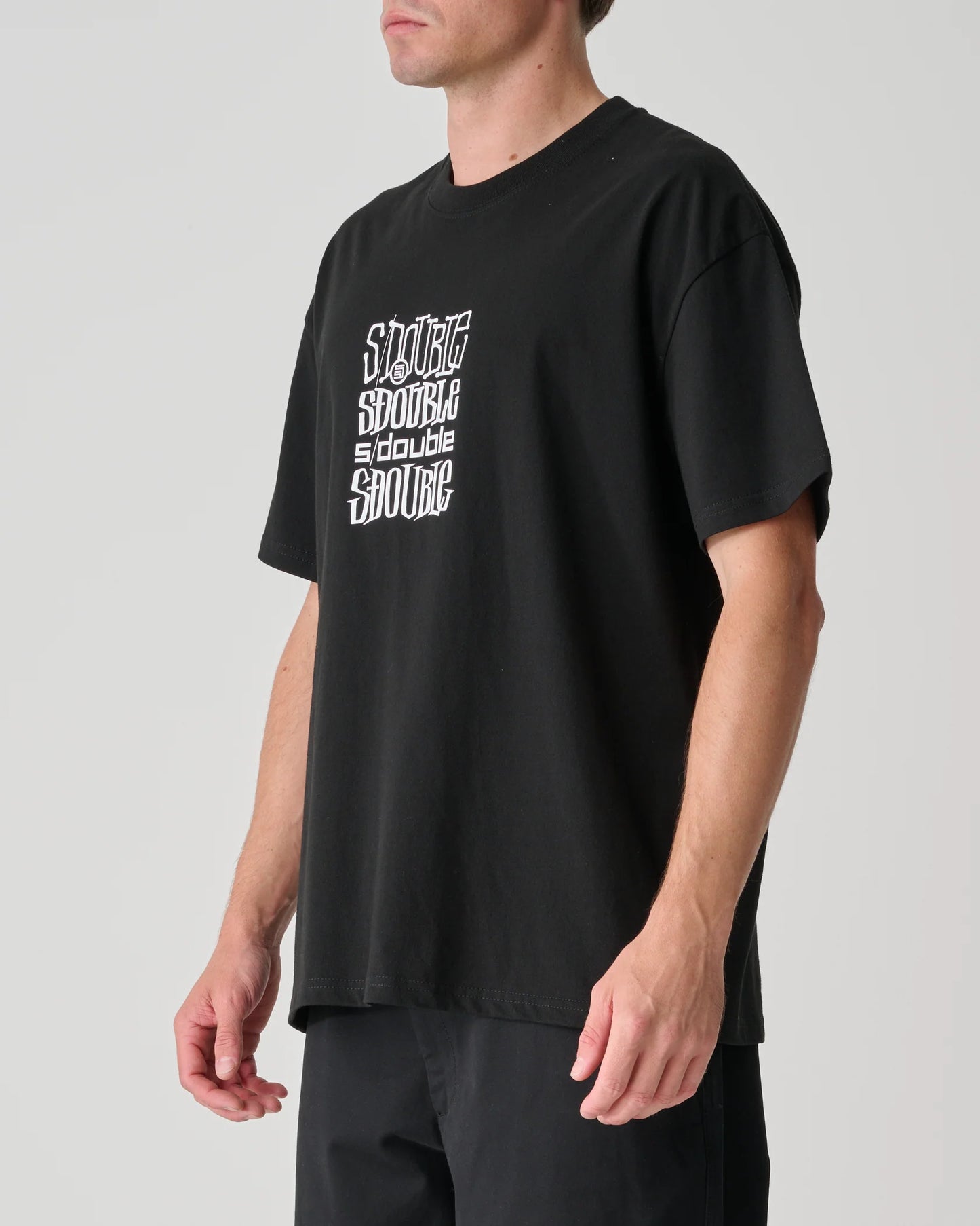 SDOUBLE - LOGOFEST SS TEE - BLACK