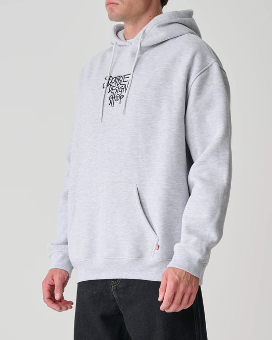 S/DOUBLE - DOT SHOP HOOD - ASH HEATHER