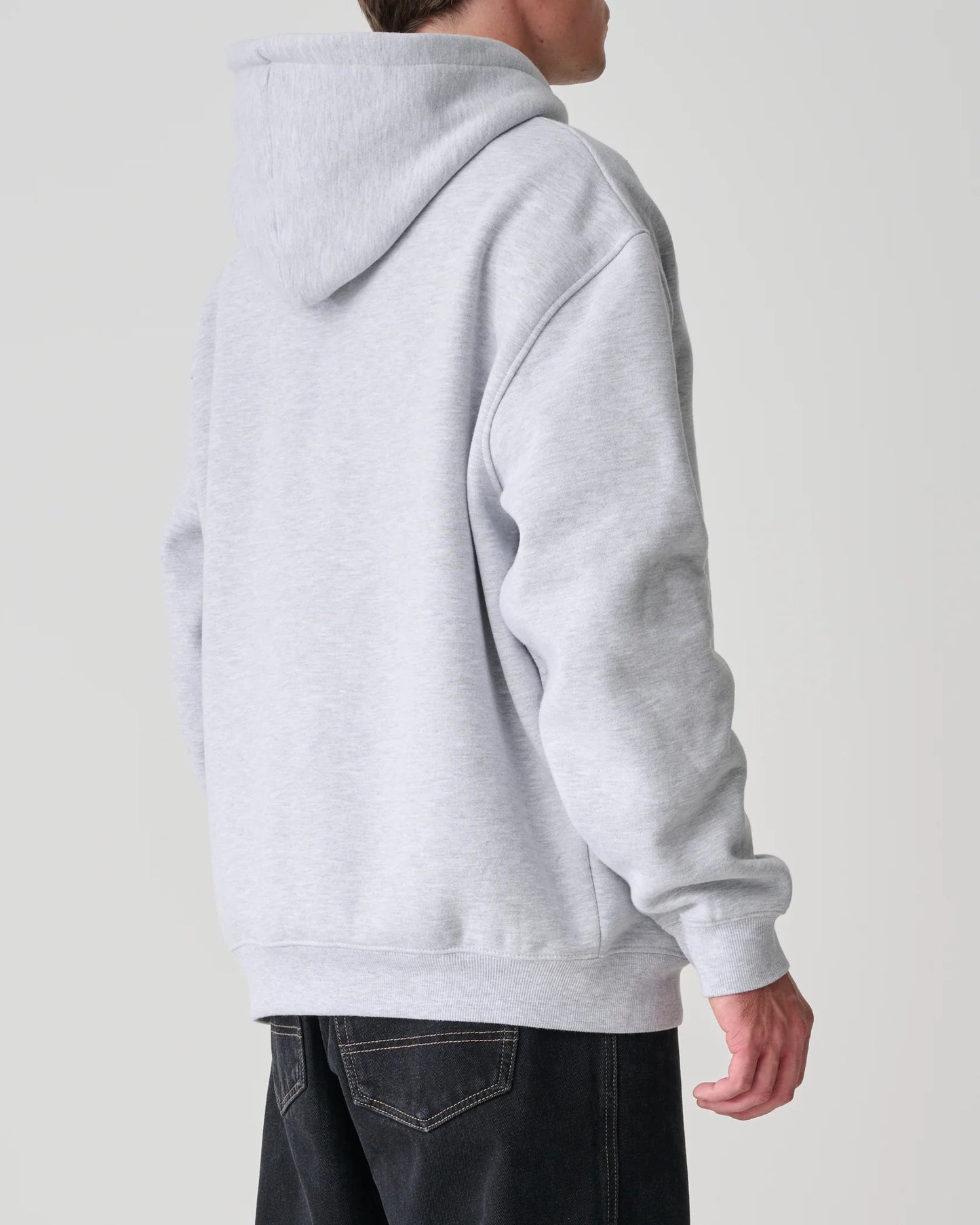 S/DOUBLE - DOT SHOP HOOD - ASH HEATHER
