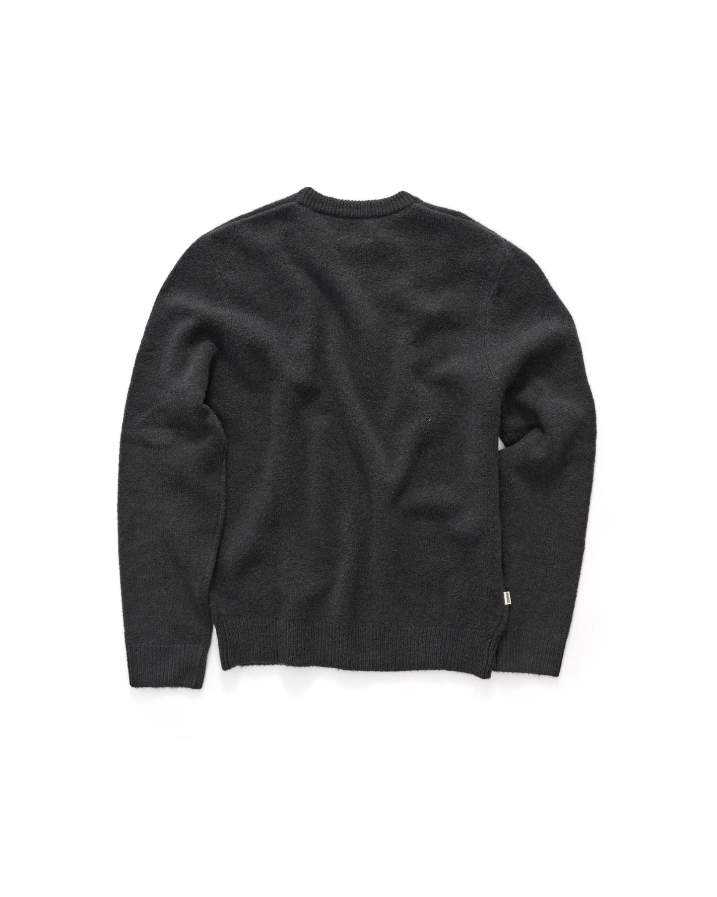 S/DOUBLE - PLACEMENT KNIT SWEATER - CHARCOAL